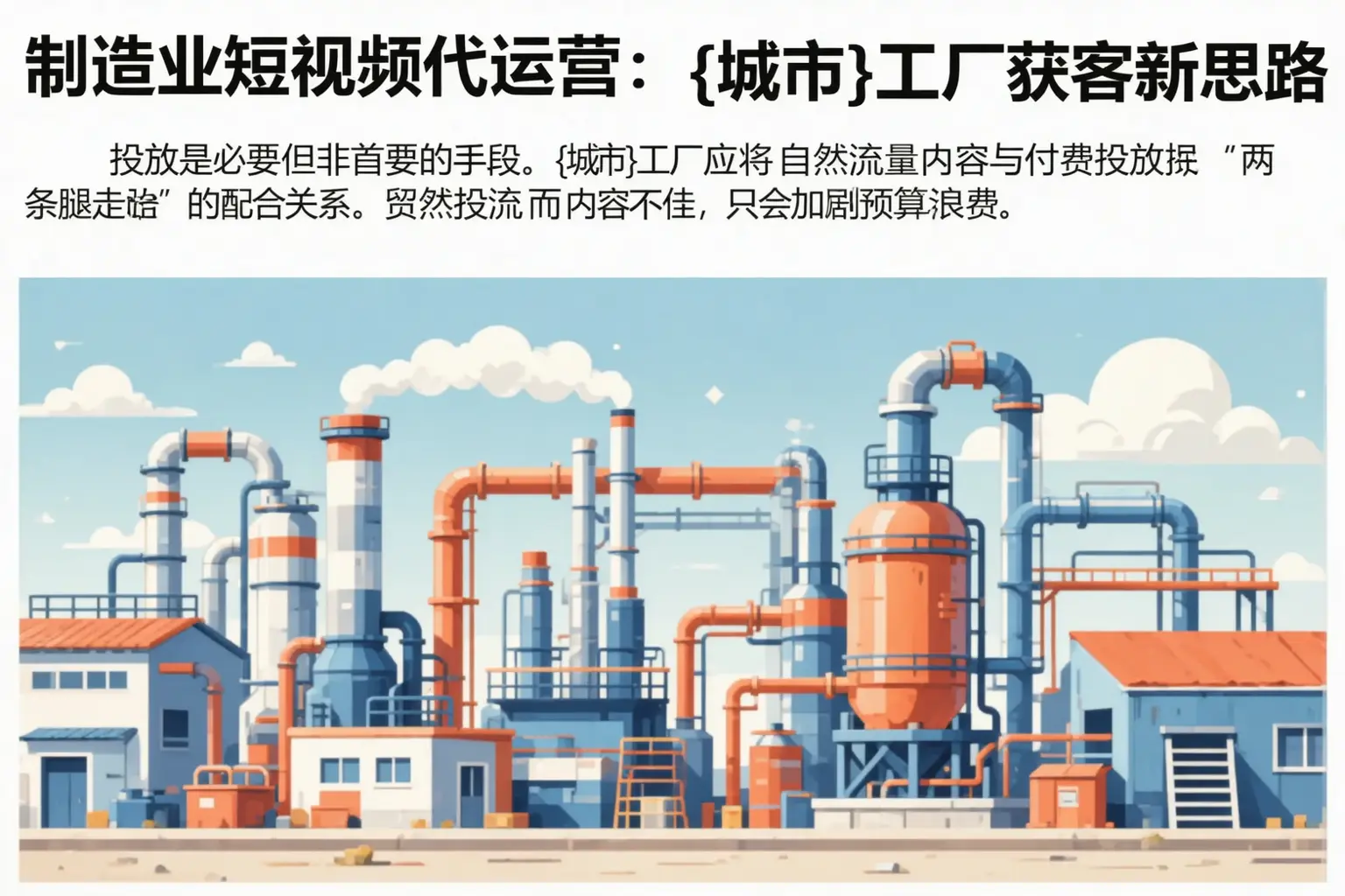 制造业短视频代运营：山阳工厂获客新思路